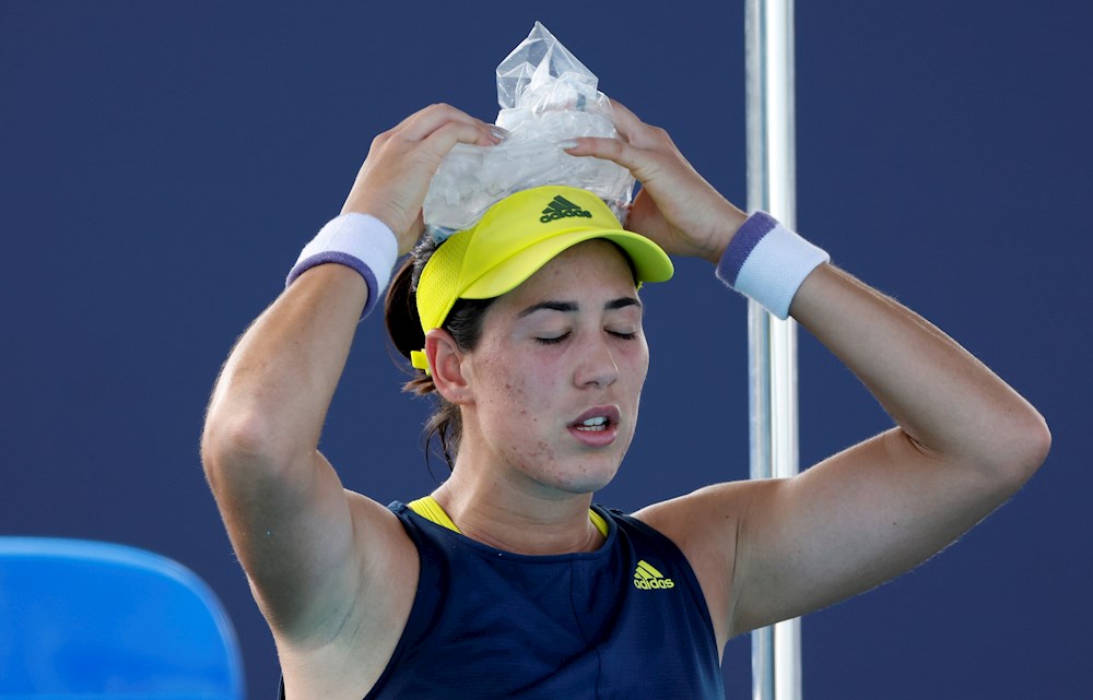 Muguruza se despide de Charleston por lesión