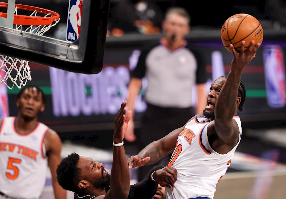 137-127. Ante los Hawks, Randle lidera la remontada y octava victoria seguida de los Knicks