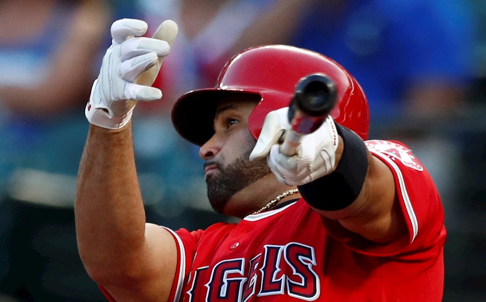 Pujols jonronea y respalda la victoria de los Angelinos sobre los Vigilantes