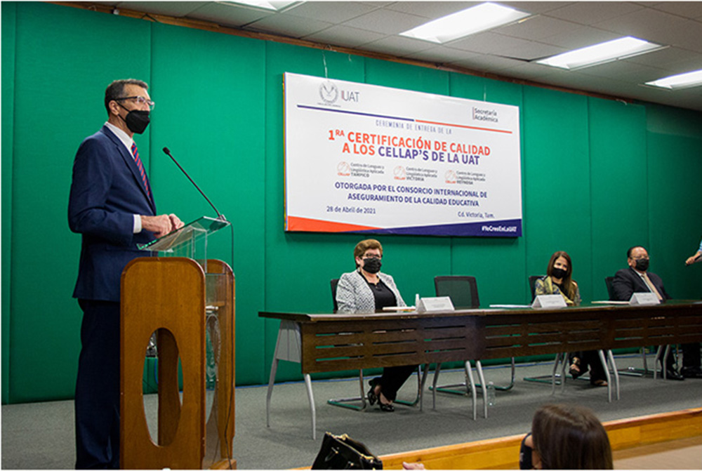 Certifican la calidad de los centros de idiomas CELLAP de la UAT