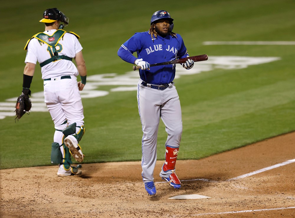9-4. Guerrero Jr., sella la victoria de los Azulejos sobre los Atléticos