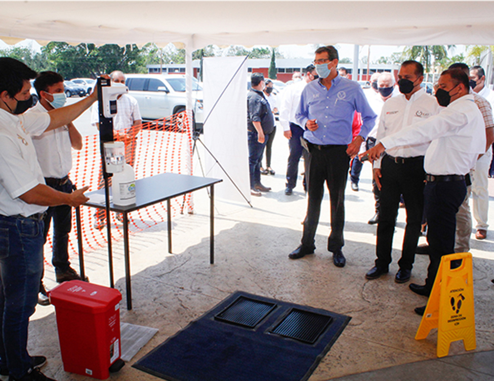 Supervisa Rector simulacro de la UAT para el regreso a clases presenciales