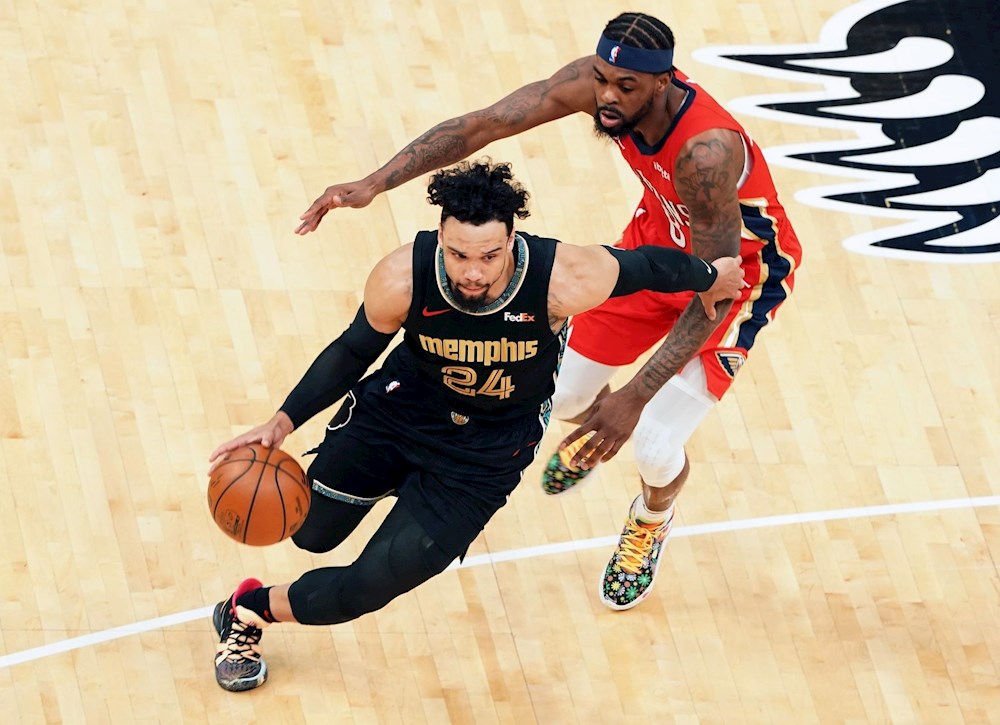 115-110. Ante los Pelicans, Brooks y Valanciunas aseguran a los Grizzlies el torneo play-in del Oeste