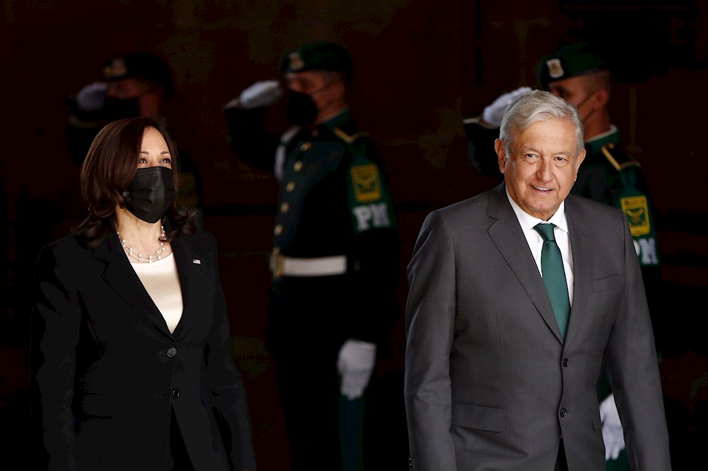López Obrador destaca encuentro “trascendente y benéfico” con Kamala Harris