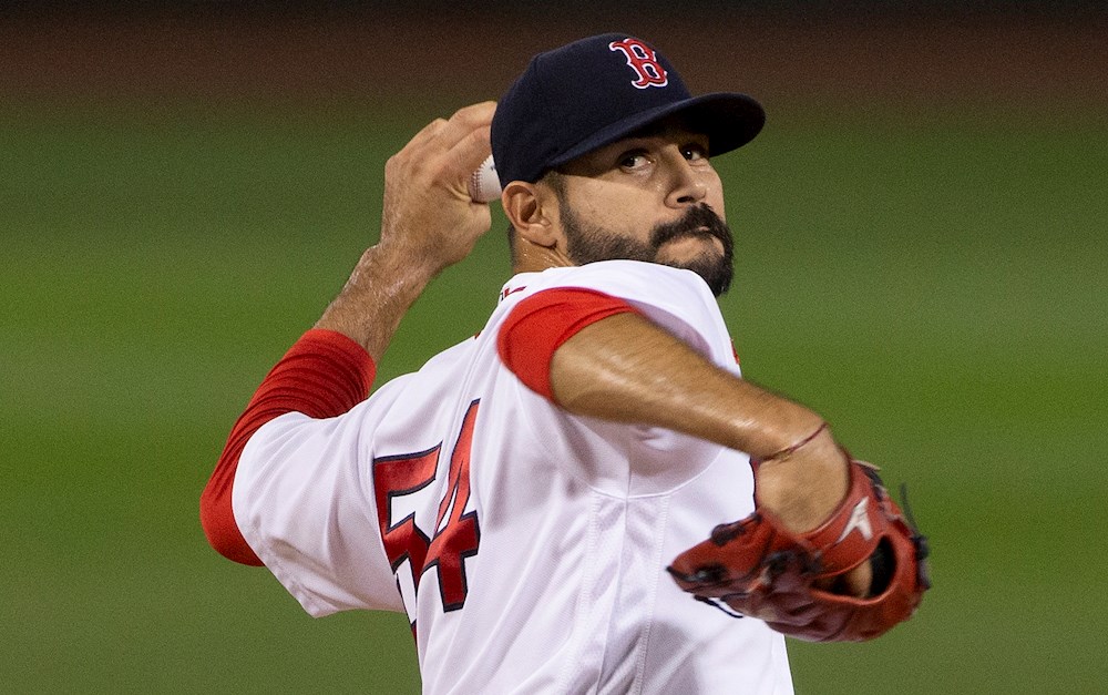 5-1. El venezolano Martín Pérez silencia a los Astros y Boston evita la barrida