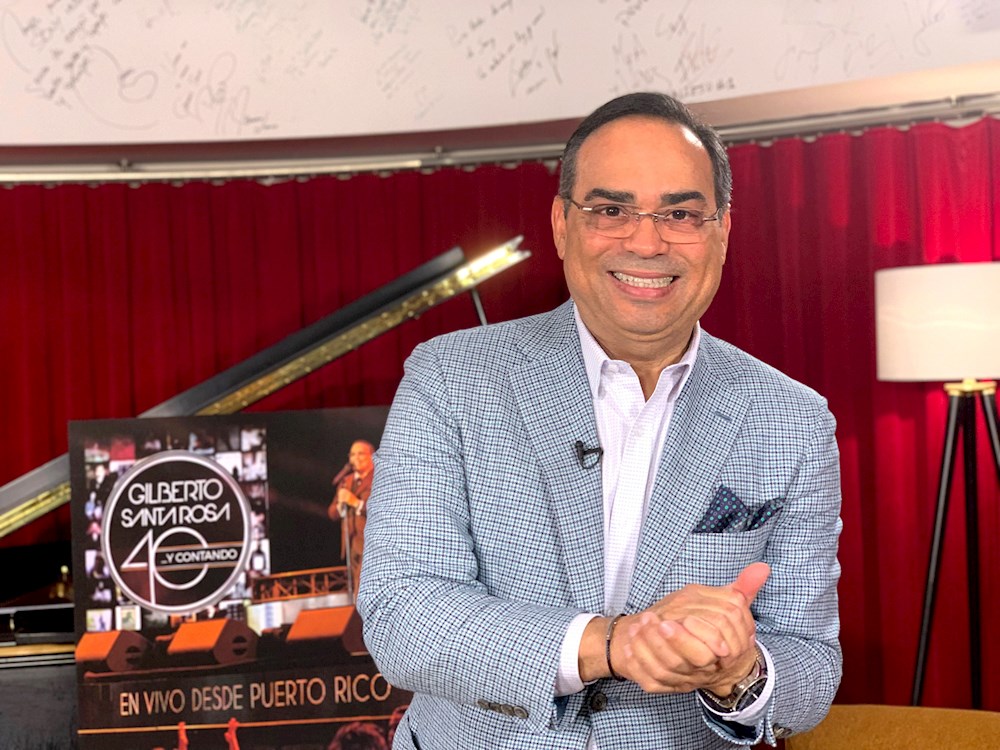 Gilberto Santa Rosa sumamente agradecido por el reconocimiento a su carrera