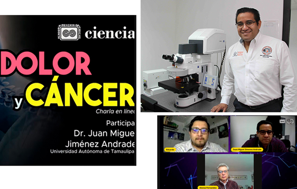 Especialista de la UAT expone su investigación en temas de cáncer y dolor