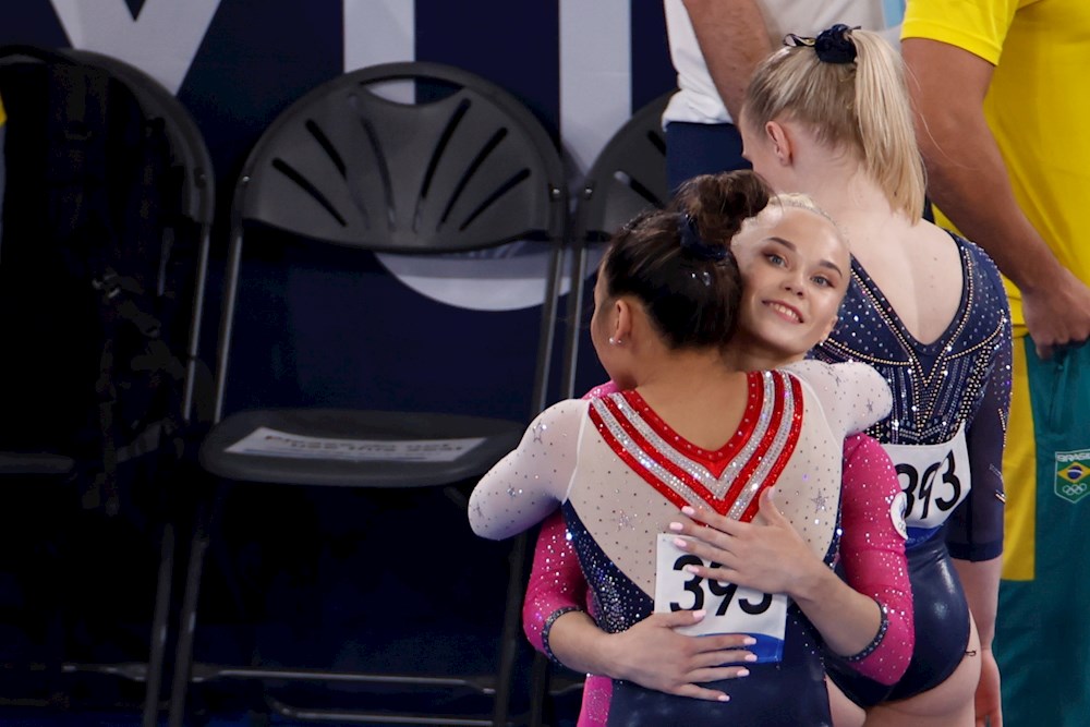 Sunisa Lee campeona por delante de Andrade, primera medallista brasileña