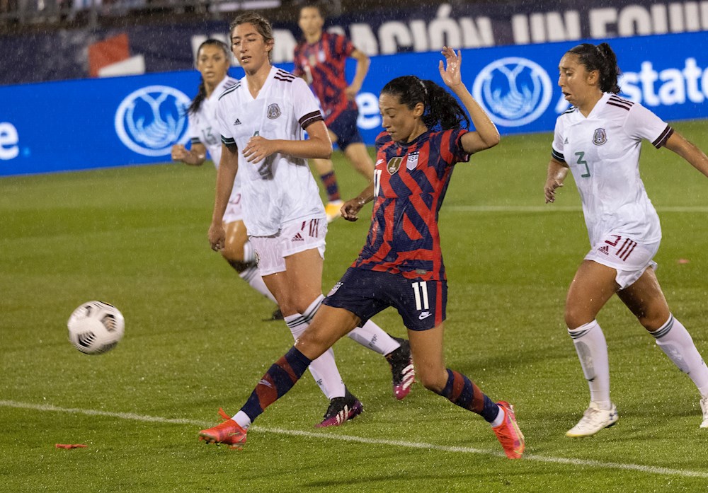 4-0. Press, con doblete, encabeza exhibición goleadora de EE.UU. ante México