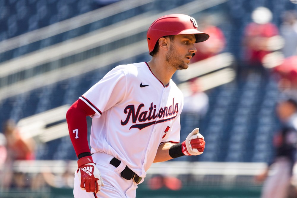 Trea Turner, de los Nacionales, retirado por dar positivo a la covid-19