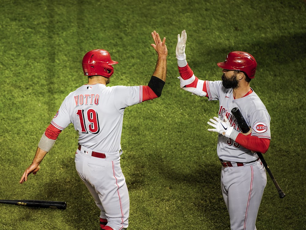 7-4. El canadiense Votto impone marca con jonrón en seis partidos seguidos