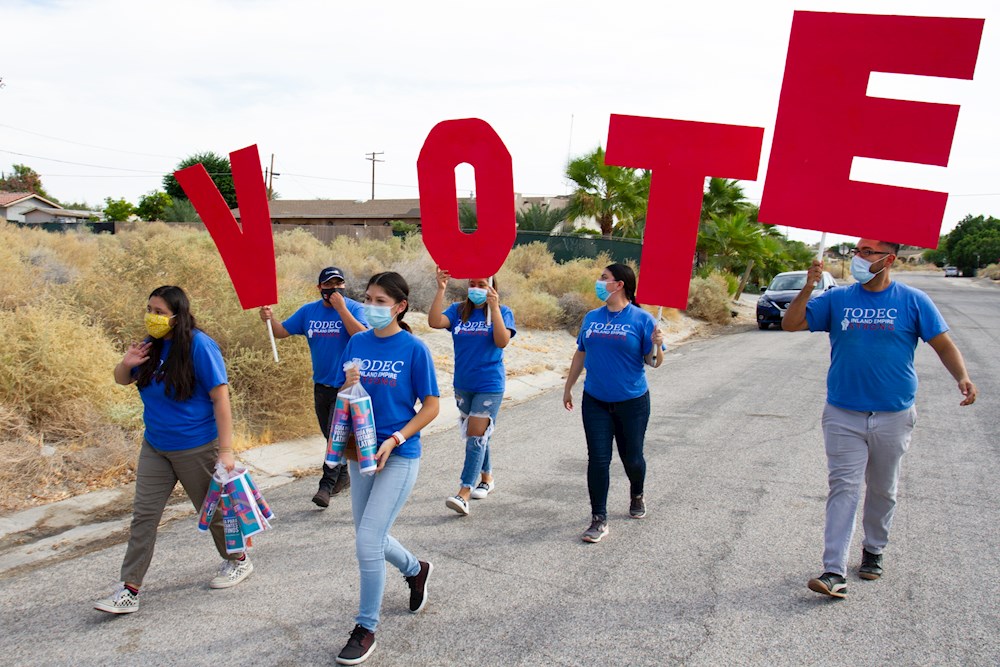 Más de 16 millones de latinos votaron en las elecciones de 2020