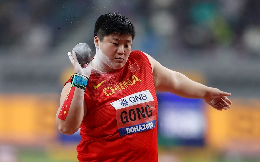 Gong da la campanada en el peso: primer oro olímpico con 20,58