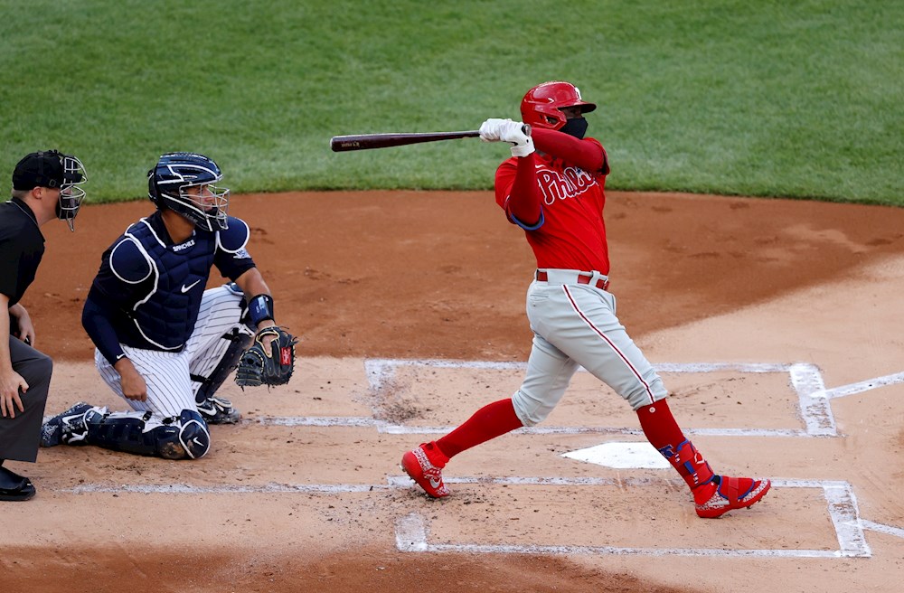 9-5. Gregorius y Hoskins castigan con jonrones a los Nacionales