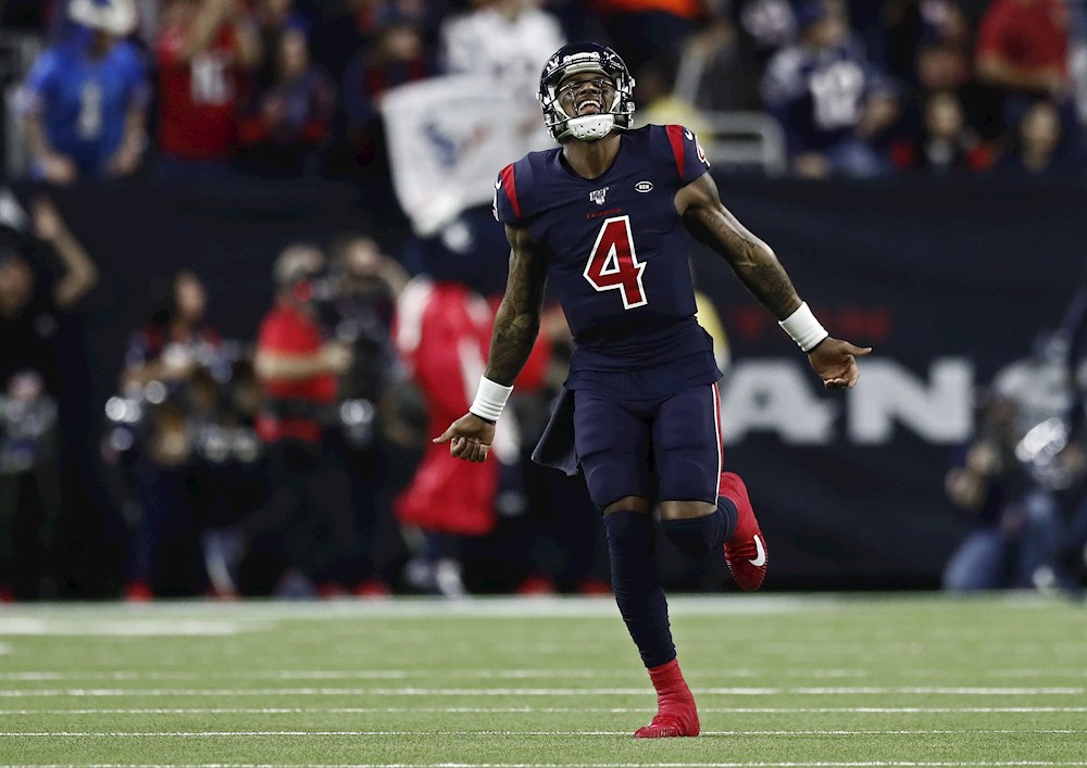 Deshaun Watson no será la primera opción de los Texans para el partido ante los Packers