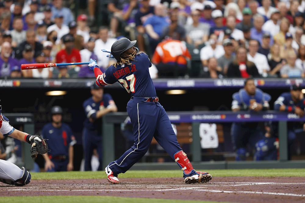 6-3. Guerrero Jr. pega su jonrón número 41 en el triunfo de los Azulejos sobre los Yanquis