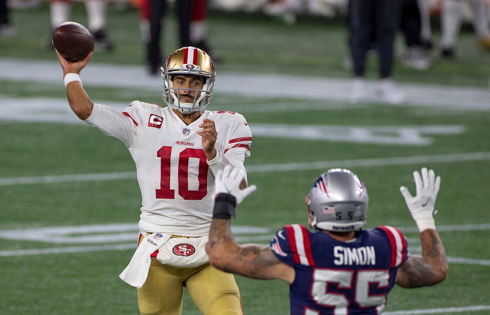 11-17. Garappolo vuelve a lucir dominante y los 49ers se imponen a los Eagles