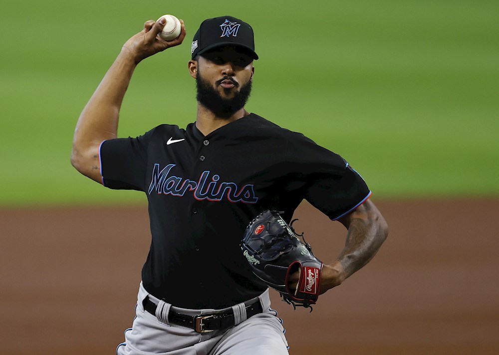3-0. El dominicano Alcántara, sin hit hasta la séptima, y los Marlins blanquean a los Nacionales