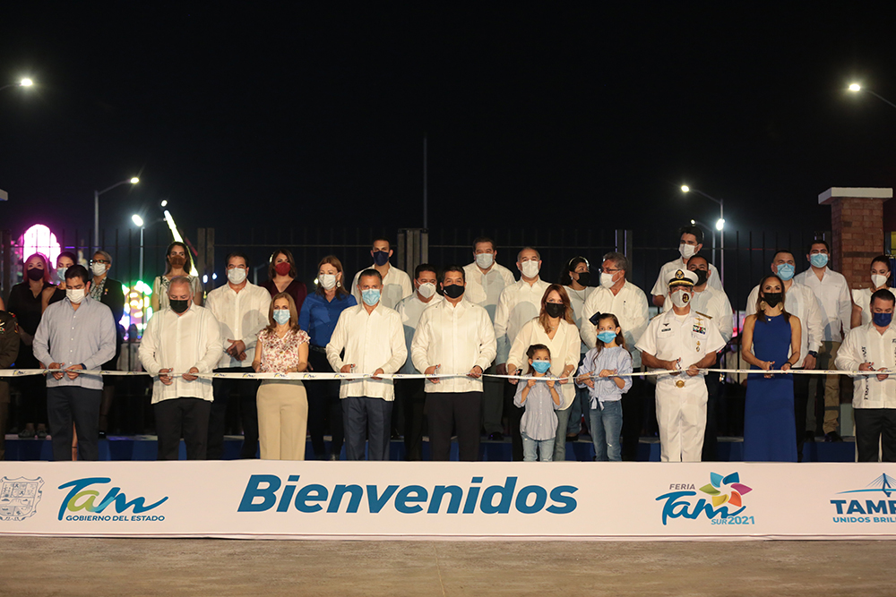 Inauguran en Tampico la Feria Tam Sur 2021; Estrictos protocolos sanitarios