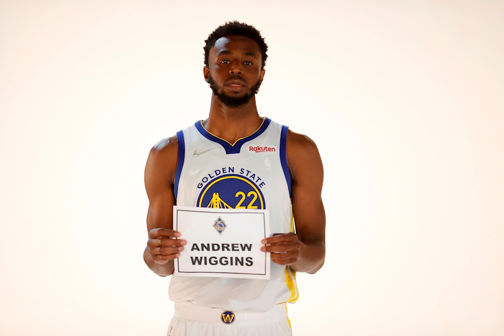 Andrew Wiggins se vacuna a tiempo para comenzar pretemporada con los Warriors