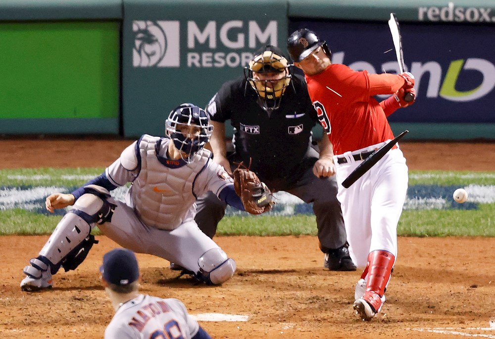 12-3. Paliza de Medias Rojas y ventaja de 2-1 ante Astros en Serie Campeonato