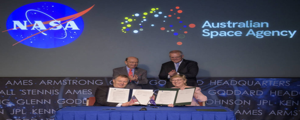 NASA y Australia firman acuerdo espacial para explorar juntos la Luna