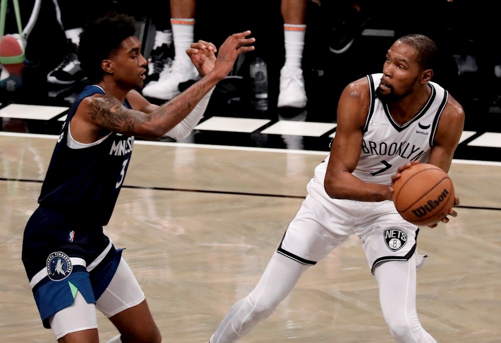 107-101. Harris lidera triunfo trabajado de Nets ante Timberwolves