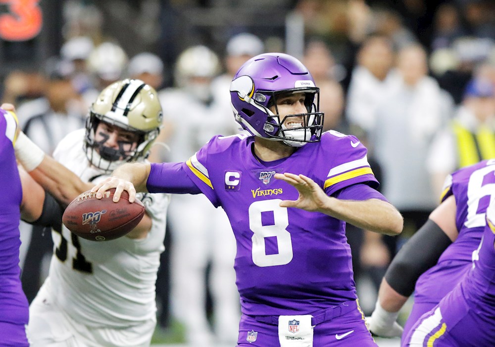 28-34. Cousins manda pase de anotación en tiempo extra y da triunfo a Vikings