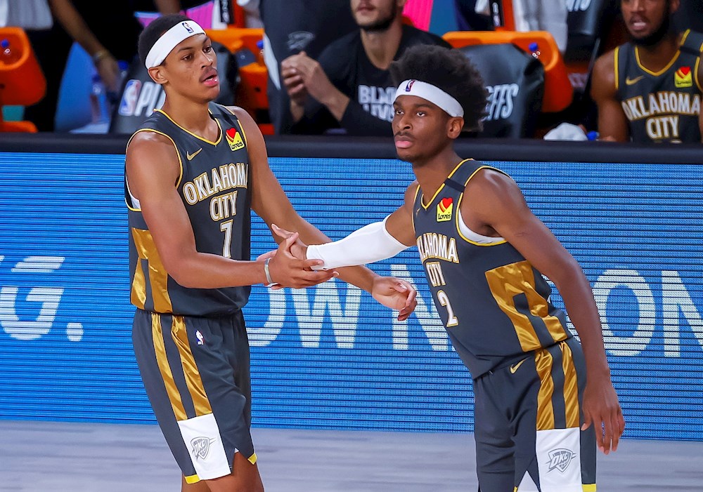 123-115. Gilgeous-Alexander y Thunder vencen a Lakers, sin James