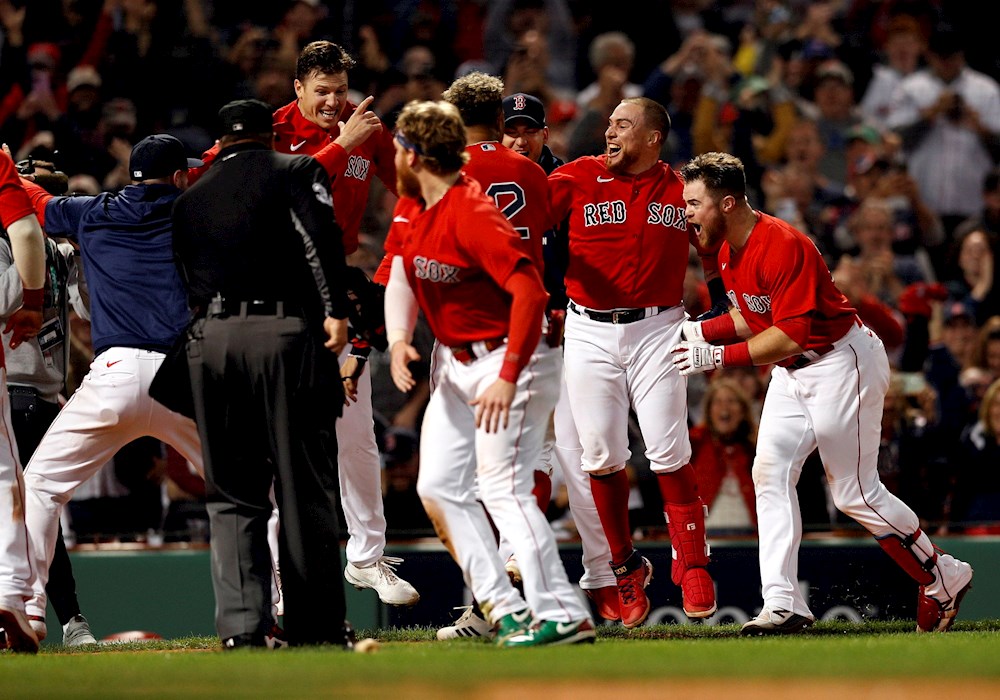 6-4. El boricua Christian Vázquez pone a Medias Rojas con ventaja de 2-1