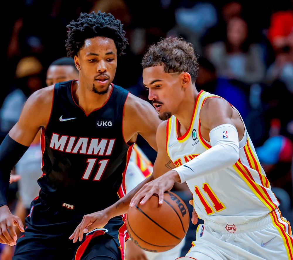 127-92. Trae Young aporta doble-doble y Hawks ganan ante reservas de Heat