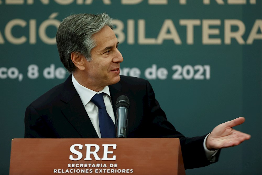 Blinken afirma que cooperación migratoria con México “nunca fue tan sólida”