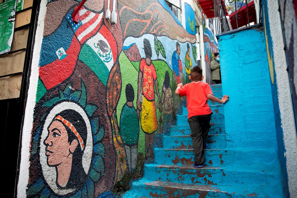 La crisis de migrantes haitianos pone al límite albergues de Ciudad de México