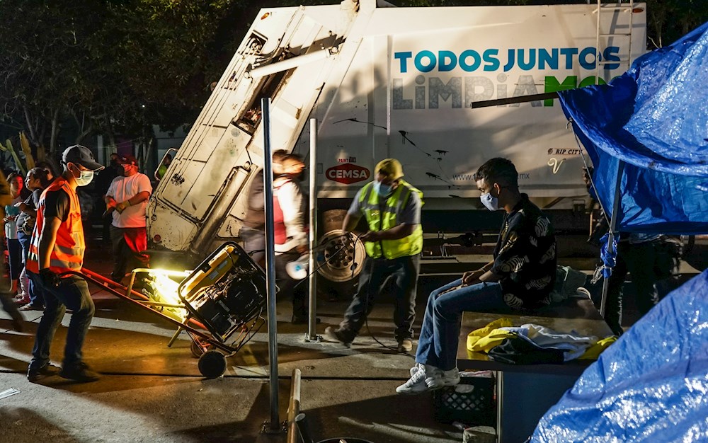 Ponen una valla a campamento migrante en ciudad fronteriza mexicana