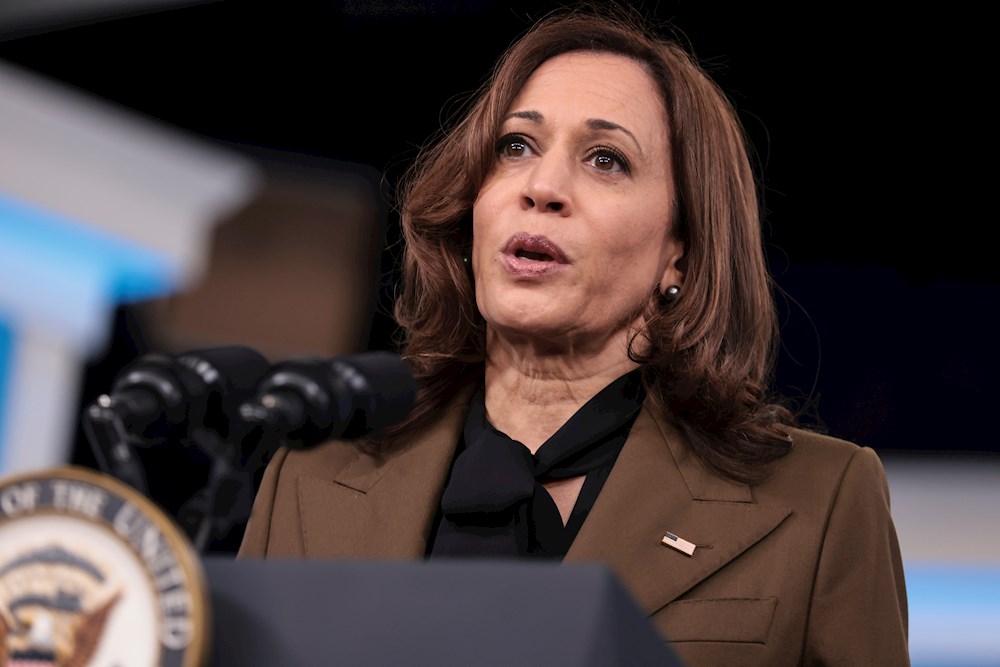 ¿Dónde está Kamala Harris?