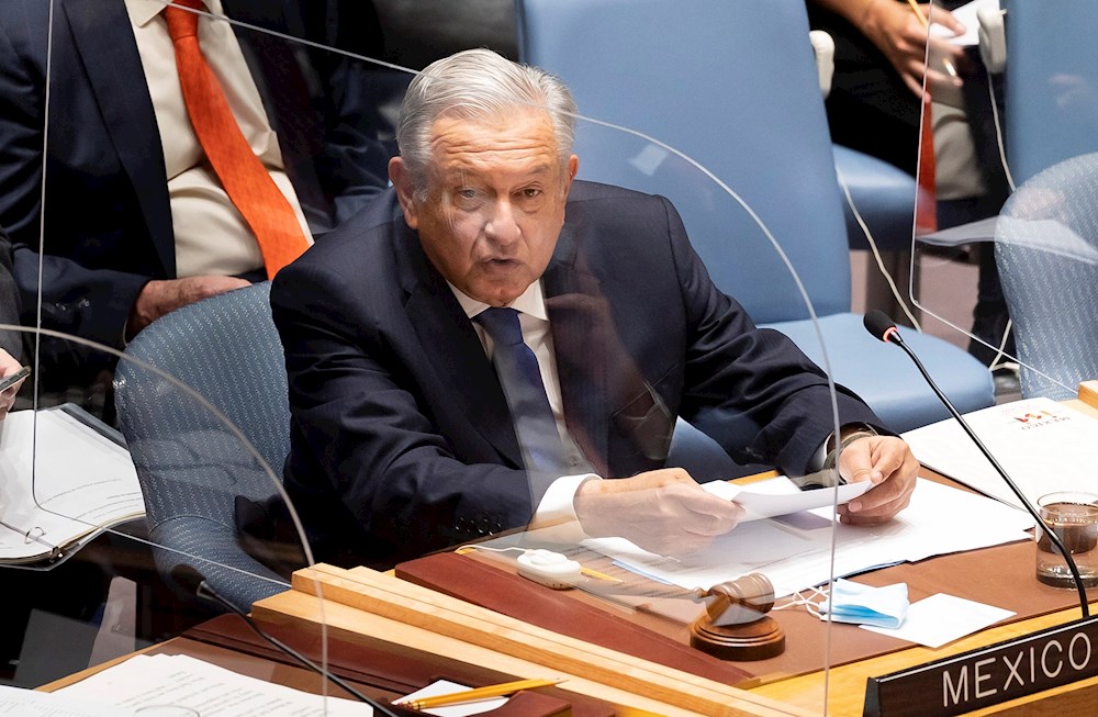 López Obrador propone en la ONU un mecanismo mundial contra la pobreza