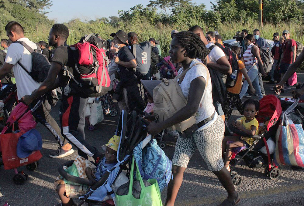 Una nueva caravana agudiza la crisis migratoria en México