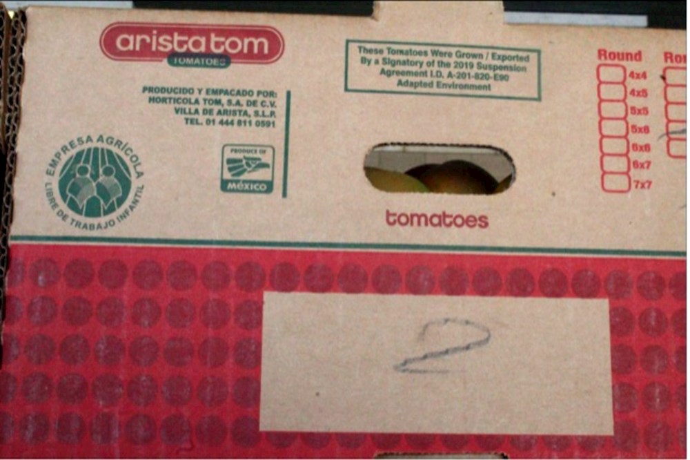 CBP detiene tomates mexicanos en Pharr de firma sospechosa de trabajo forzado