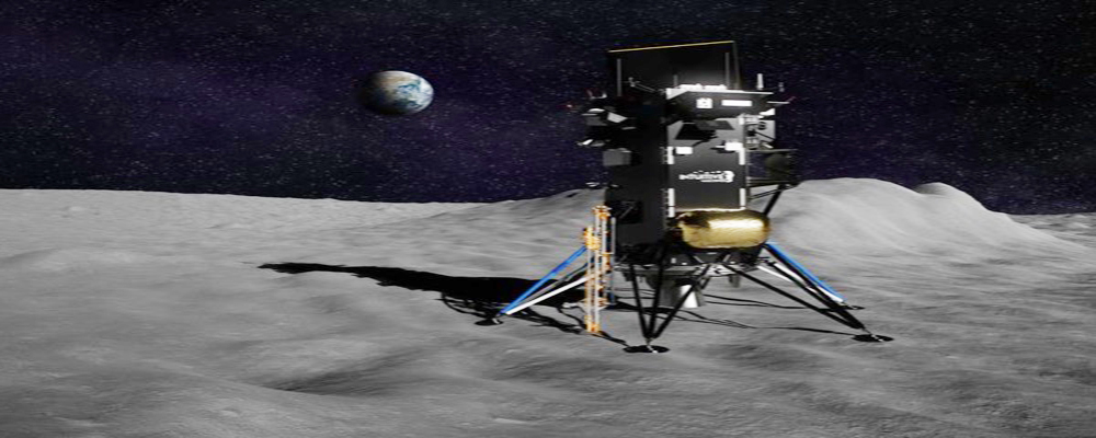NASA e Intuitive Machines alistan su proyecto espacial para minar hielo en la luna