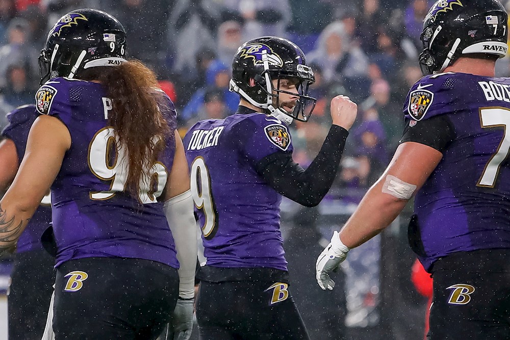 Tucker anota gol en la agonía para el triunfo de los Ravens por 34-31 sobre los Vikings