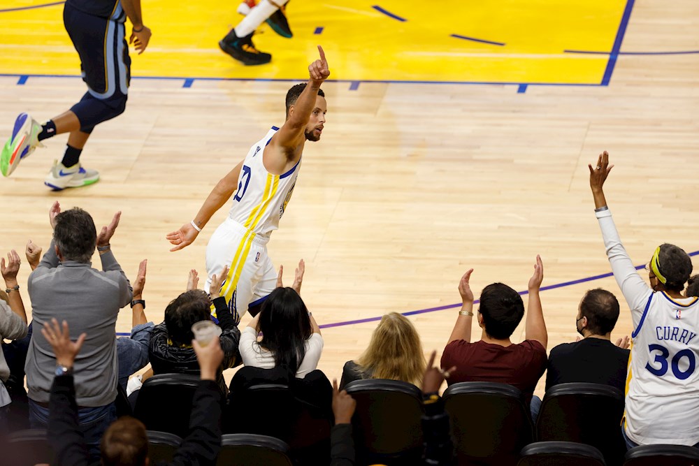 Stephen Curry se convierte en el máximo triplista de la NBA y supera a Ray Allen