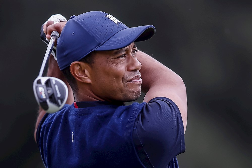 Tiger Woods reaparece junto a su hijo en el PNC Championship