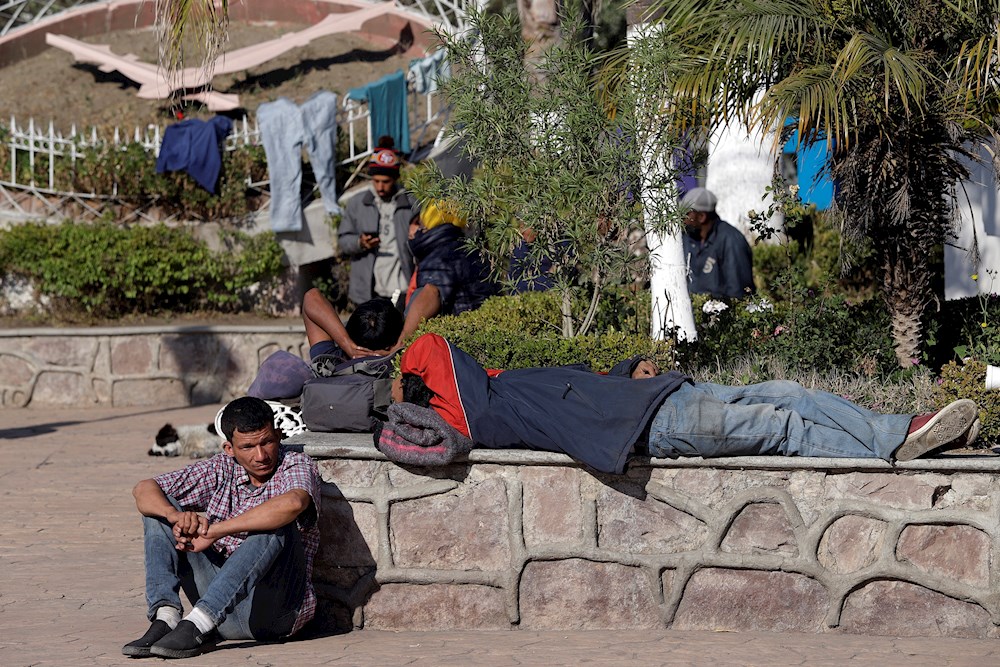 La caravana migrante reposa en la mexicana Puebla tras mil kilómetros de ruta
