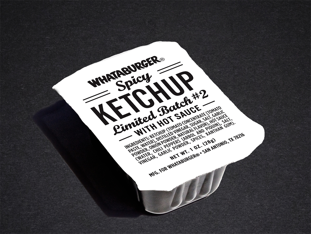 La Nueva Whataburger Spicy Ketchup Limited Batch #2 disponible por tiempo limitado