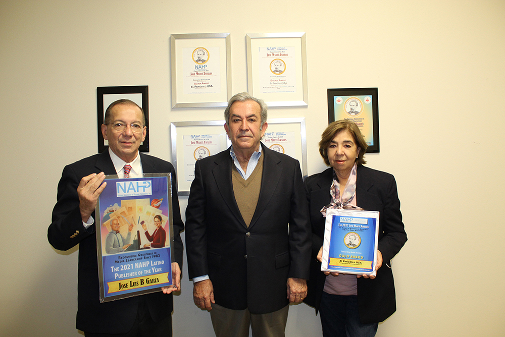 Recibe El Periódico USA importantes reconocimientos de la NAHP