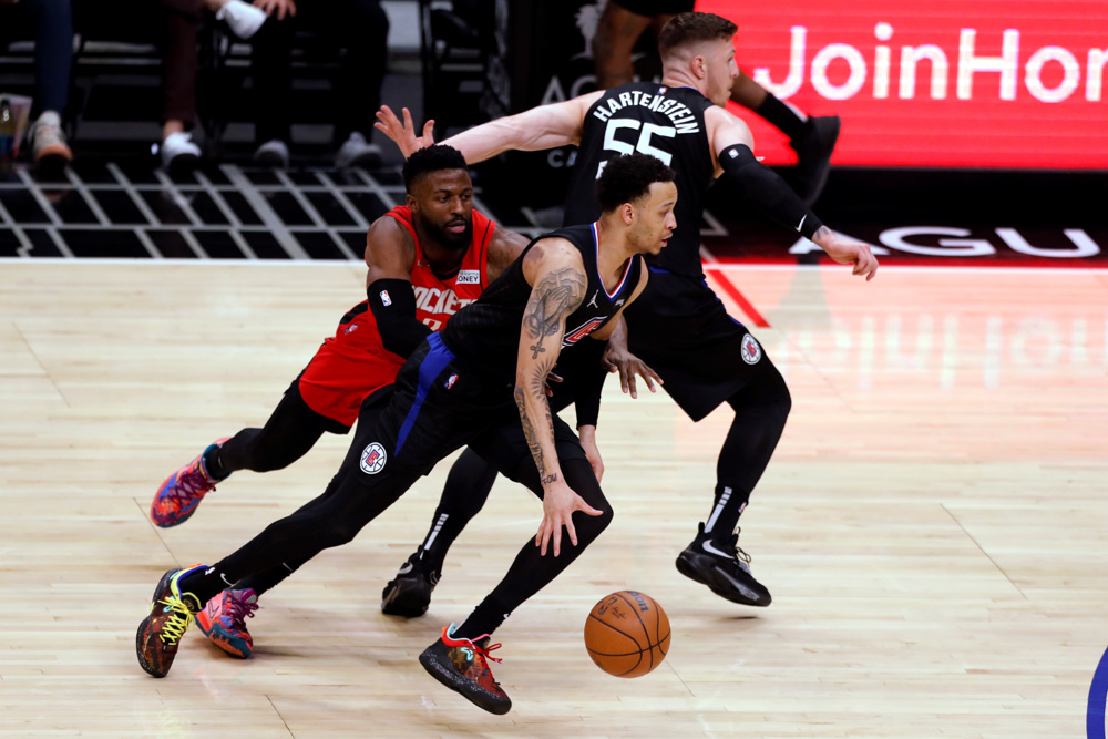 142-111: Kennard y los Clippers se dan un festín a costa de los Rockets