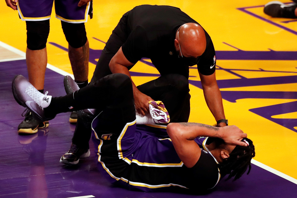 Anthony Davis se perderá al menos cuatro semanas con los Lakers por un esguince