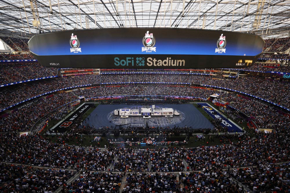 Super Bowl LVI impone récord en ventas de alimentos en el SoFi Stadium