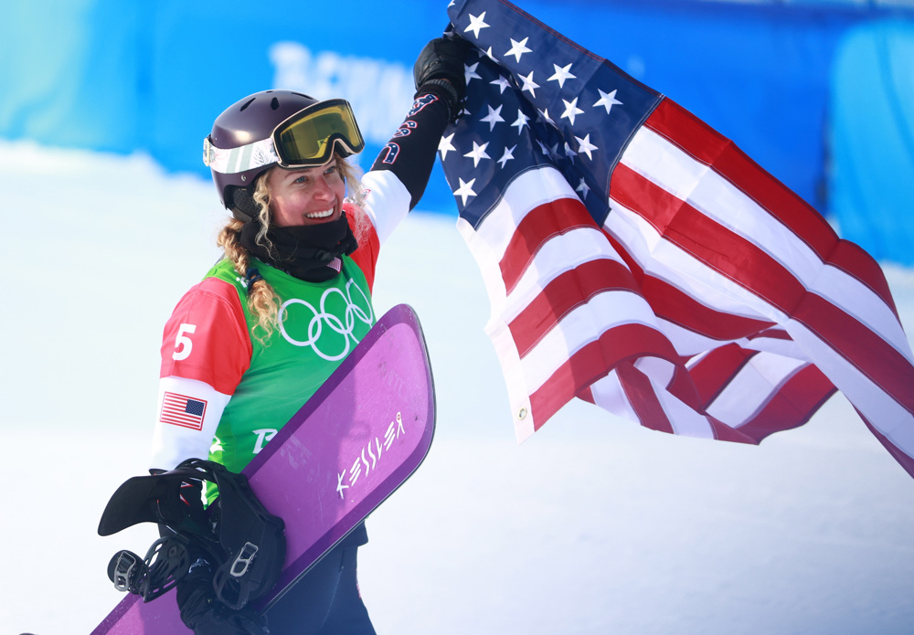 La estadounidense Lindsay Jacobellis, oro en snowboard cross femenino