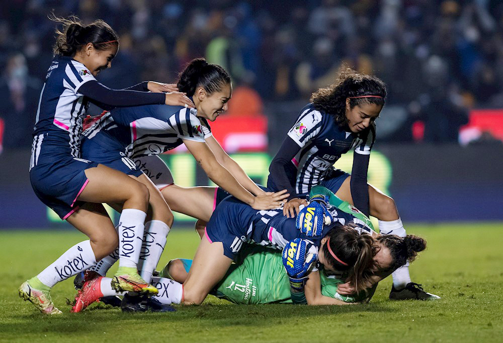 El campeón Monterrey suma su cuarto triunfo seguido en el fútbol femenino de México
